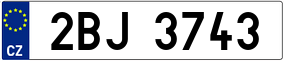 Truck License Plate